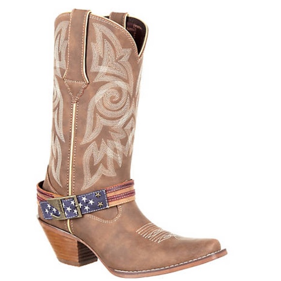 Durango Shoes - Durango Women’s Crush Flag Accessory Western Boot